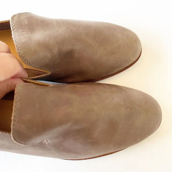 Lucky Brand Cahill Loafer Taupe Soft‎ Leather Shoes Women’s Size 10M Fall Vibes - Picture 5 of 14